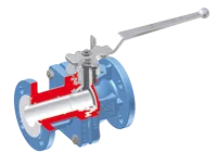 AKH8 Atomac Lined Monoblock Ball Valve