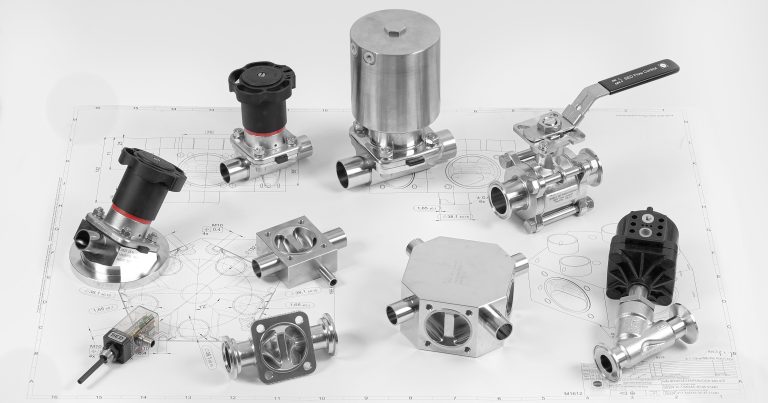 Aseptic Diaphragm valves SED Sterile hygienic Diaphragm valves