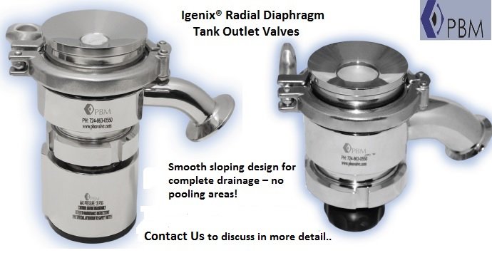 Radial Diaphragm Tank Outlet Valve.benefits